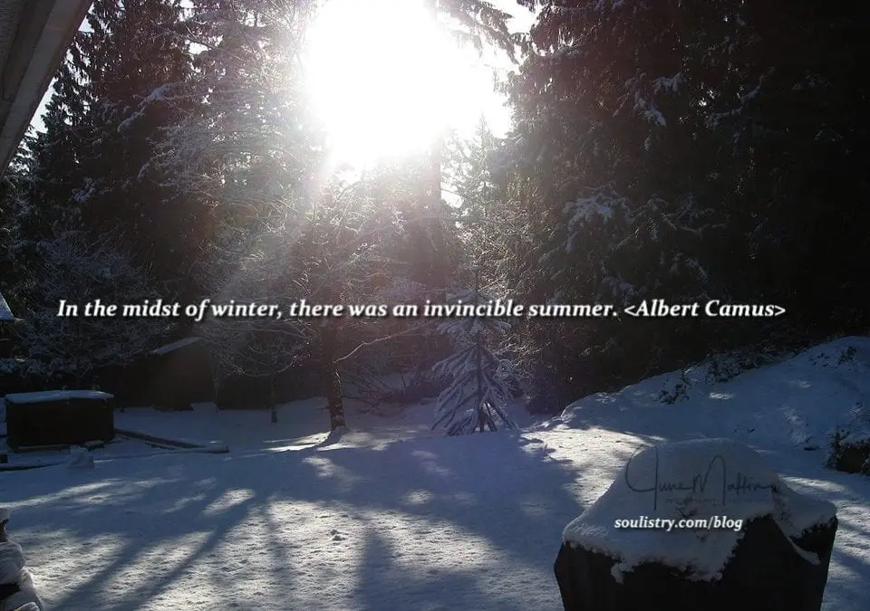 WINTER SOLSTICE and WINTER OF THE SOUL