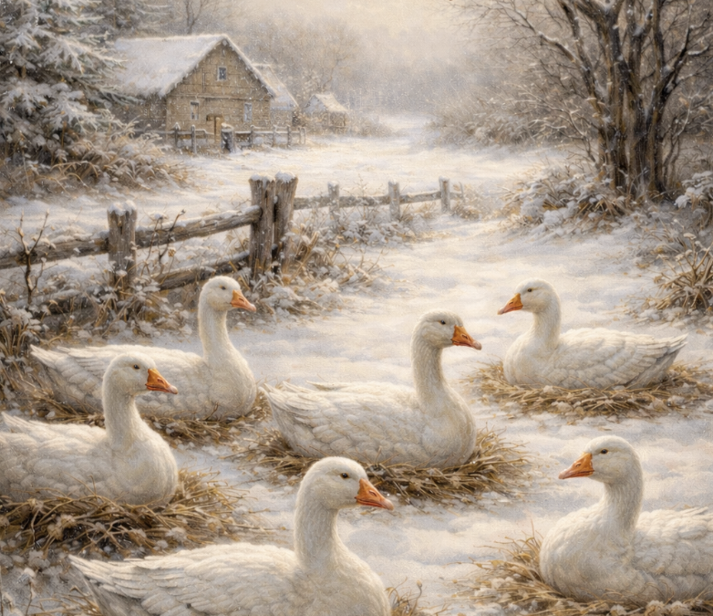 SIXTH DAY OF CHRISTMAS: A-Laying moments