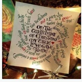 AND NOW – THE 12 DAYS OF CHRISTMAS – Begin!