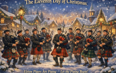 ELEVENTH DAY OF CHRISTMAS – Pipers Piping