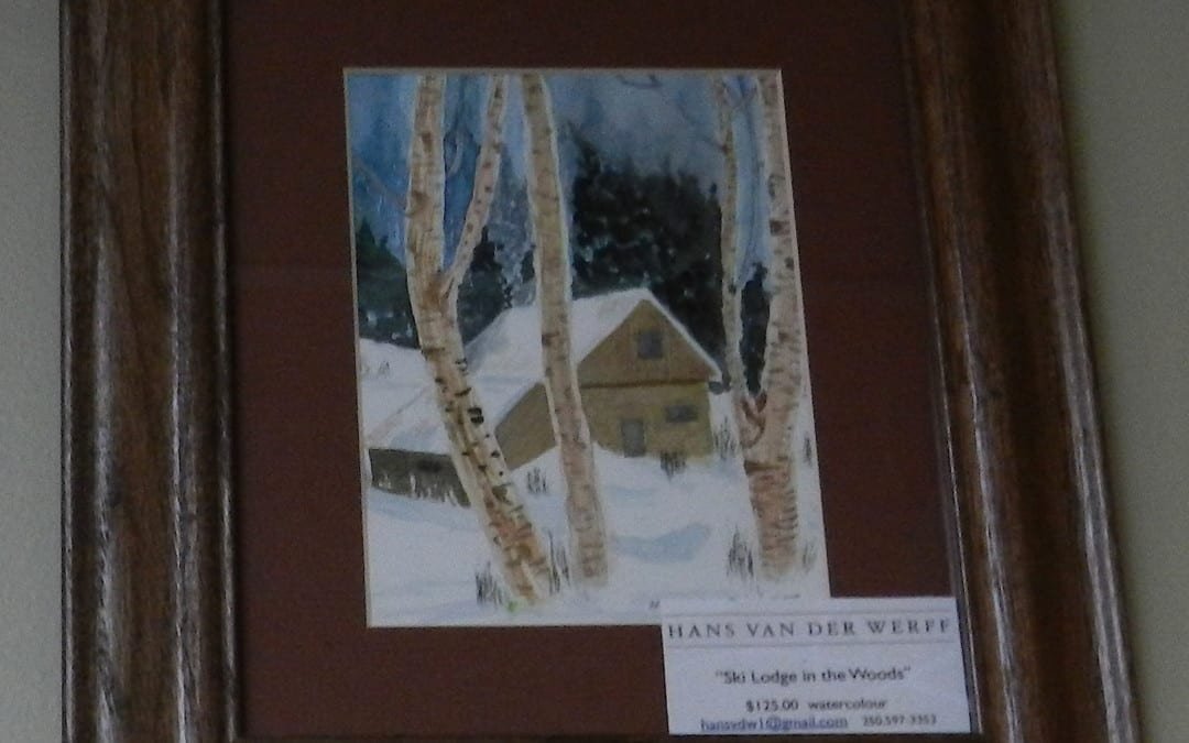 “SKI LODGE IN THE WOODS”