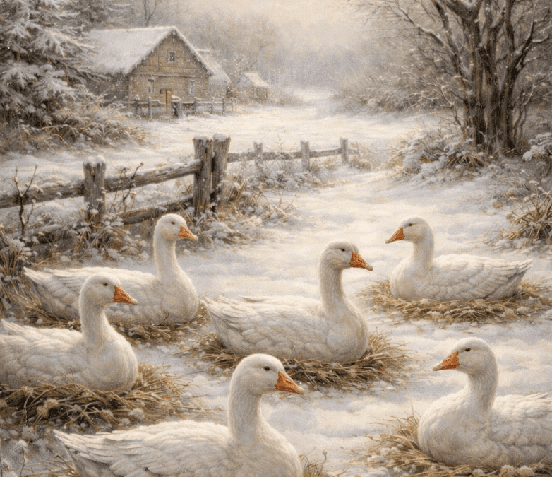 SIXTH DAY OF CHRISTMAS: A-Laying moments